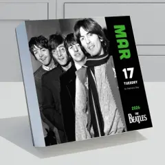 TF Publishing 8.75"x5.5" 2026 The Beatles Daily Desktop Calendar