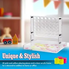 Trademark Games Acrylic 4 in a Row Game