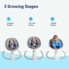 Graco Soothe 'n Sway Bluetooth 3-in-1 Swing - Lucca