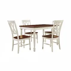 5pc Shelby Extendable Dining Set White - Crosley