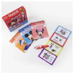 Mickey Mouse Clubhouse Quiz It Electronic Smart Pen with 4 Books STEAM Learning Set