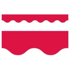 Creative Teaching Press&reg; Core Decor Red Wavy EZ Border, Bulletin Board Border, 48 Feet Per Pack, 3 Packs