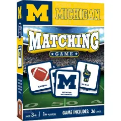 MasterPieces Officially Licensed NCAA Michigan Wolverines Matching Game for Kids and Families