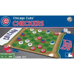 MasterPieces Officially licensed MLB Chicago Cubs Checkers Board Game for Families and Kids ages 6 and Up