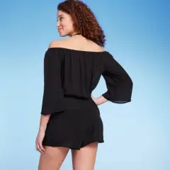 Women's Off the Shoulder Cover Up Romper - Kona Sol&trade;