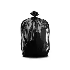 Plasticplace 55 Gallon Rubbermaid* Compatible Black Trash Bags, 1.2 Mil, 40'' x 50'' (100 Count)