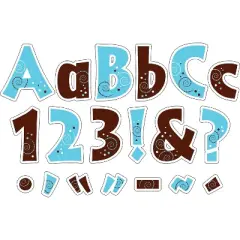 Barker Creek 4" Letter Pop-Out 2-Pack Hot to Dot 510 Characters/Set BC3633