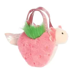 Aurora Small Strawberry Axolotl Fancy Pals Fashionable Stuffed Animal Pink 8.5"