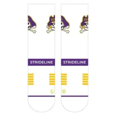 NCAA East Carolina Pirates Premium Knit Crew Socks - White