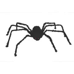 50" Poseable Hairy Spider Halloween Decoration
