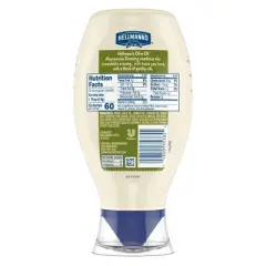 Hellmann's Mayonnaise Dressing with Olive Oil Squeeze - 20 fl oz