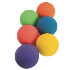 S&S Worldwide Spectrum&trade; Light Foam Ball Set, 7" (Set of 6)