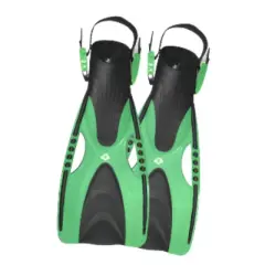 Hawaii Divers Destin Snorkel Set &ndash; Green (Adult L/XL)