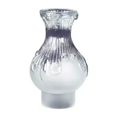 Lehman's Clear/Frosted Glass Lamp Chimney, Replacement Hurricane Globe Measures 3 In Diam Base x 8 1/2 Inch High, Oil or Kerosene Lanterns, Princess