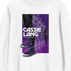 Ant-Man And The Wasp Quantumania Cassie Lang Shrinking Crew Neck Long Sleeve White Adult Tee-XXL