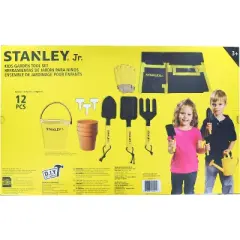 Red Tool Box Stanley Jr. 12 Piece Garden Tool Set