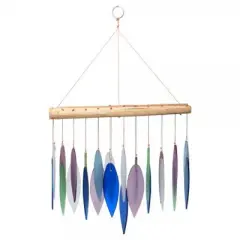 Home & Garden Pacific Coast Wind Chime  -  One Wind Chime 14.0 Inches -  Yard Decor Sounds Music  -  Geblueg169  -  Glass  -  Multicolored