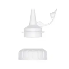 OXO 16oz Food Storage Bottle White: Plastic, Dishwasher-Safe, Condiment & Sauce Container, Includes Lid