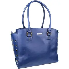 Parisian Pet 'Santorini Carrier' - Luxury, Comfortable, Chic Navy Blue Pet Travel Bag for Small Dogs & Cats