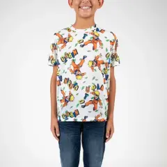 Naruto Uzumaki Crew Neck Short Sleeve 4pk Boy's Tees