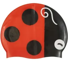 Sporti Ladybug Silicone Swim Cap Jr.