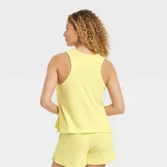 Women's Terry Tank Top - A New Day&trade; Yellow