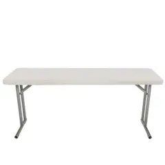 18"x72" Heavy Duty Seminar Folding Banquet Table Speckled Gray - Hampden Furnishings
