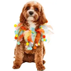 Rubies Pom Party Collar Pet Accessory