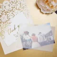 Paper Junkie 100-Pack White Translucent Vellum Paper Sheets for Invitations and Tracing (12 x 12 in)