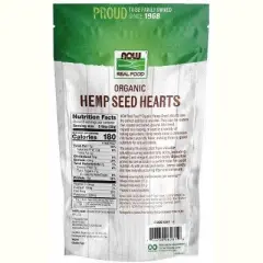 Organic Hemp Seed Hearts by Now Foods  -  8 oz Seed