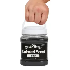 READY 2 LEARN&trade; Colored Sand - Black - 2.2 Pounds