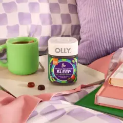 OLLY Muscle Recovery Sleep Gummies with Melatonin, Tart Cherry & Vitamin D - Berry - 40ct