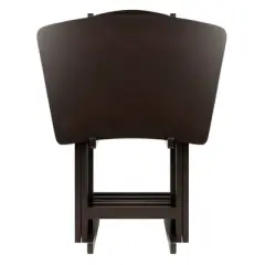 5pc Anila Fan Shape Snack Table Coffee - Winsome