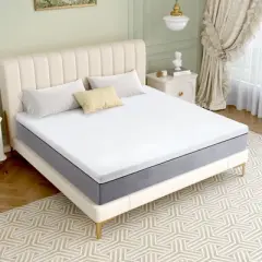 Twolike 10 Inches Medium Feeling Memory Foam Mattress Infused Gel for Cool & Comfort Sleep, Fit for All Sleep Position