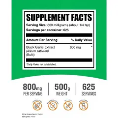 BulkSupplements Black Garlic Extract Powder