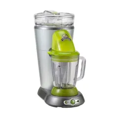 Margaritaville Bahamas Frozen Concoction Maker with No-Brainer Mixer and Easy Pour Jar - Silver: Stainless Steel Blades, 400W