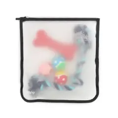 (re)zip Reusable Black Storage Gallon Zippered Bags - 2ct