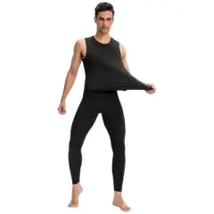 Anna-Kaci Active Men's Sleeveless Compression Tank Top with Smooth Stretch Fabric for Athletic Performance