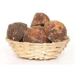 Shastha Natural Cane Jaggery Lumps / Jaggery Blocks &ndash; Pack of 5 &times; 800g = 8.8 lbs