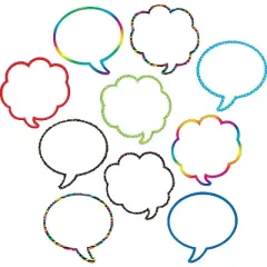Teacher Created Resources Speech/Thought Bubbles Accents 30 Per Pack 3 Packs (TCR5047-3)