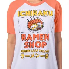 Naruto Shippuden Womens' Ichiraku Ramen Shop Lounge Sleep Shirt Nightgown