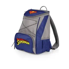 Picnic Time Superman PTX 11qt Cooler Backpack - Navy Blue/Gray