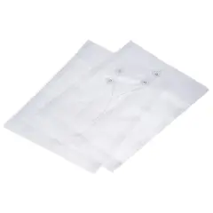 Unique Bargains A4 Envelope Office File Folder Pockets with Snap Button 5 Pcs