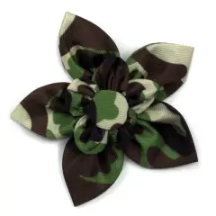 The Worthy Dog Camo Flower Adjustable Collar Attachment Accessory