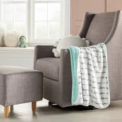 Plush Baby Blanket - I Love You Script - Cloud Island&trade;