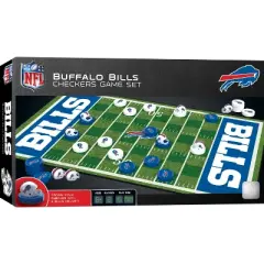 MasterPieces NFL Buffalo Bills Checkers Board Game for Kids and Families Ages 6+ Officially Licensed