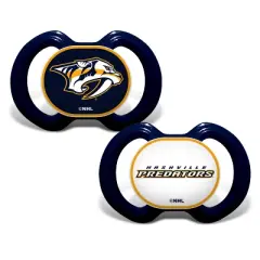 BabyFanatic Officially Licensed Pacifier 2-Pack - NHL Nashville Predators