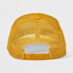 Not My First Rodeo Trucker Hat - Mighty Fine Mustard Yellow