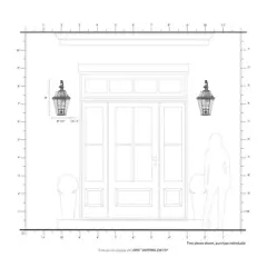 Livex Lighting Georgetown 3 - Light Wall Light in  Bronze