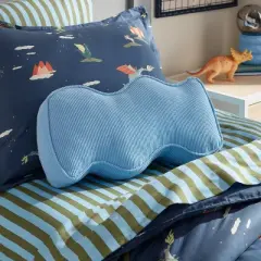 Blue Wave Corduroy Kids' Decorative Pillow - Pillowfort&trade;